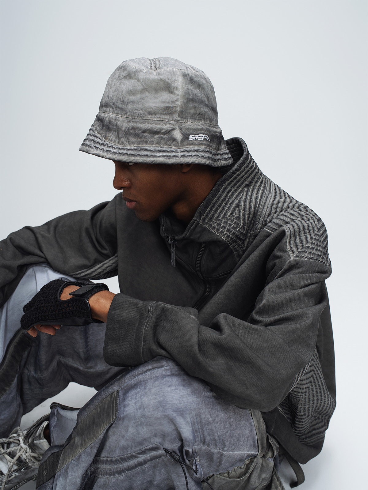 STEAM Washed Distressed Bucket Hat – photo 39 of 50