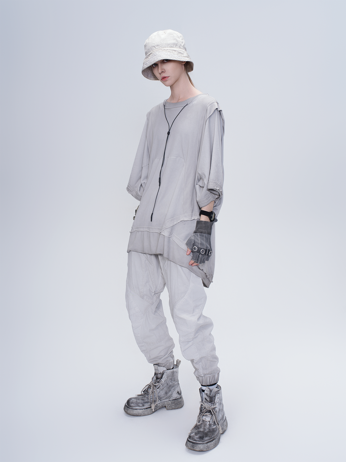 STEAM Washed Distressed Bucket Hat – photo 24 of 50