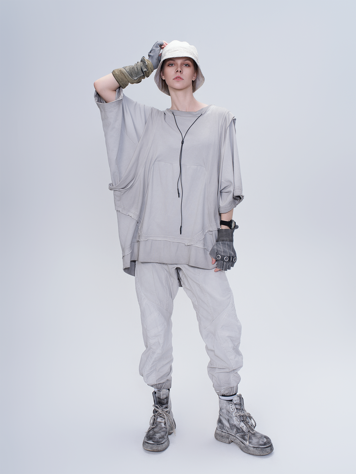 STEAM Washed Distressed Bucket Hat – photo 23 of 50
