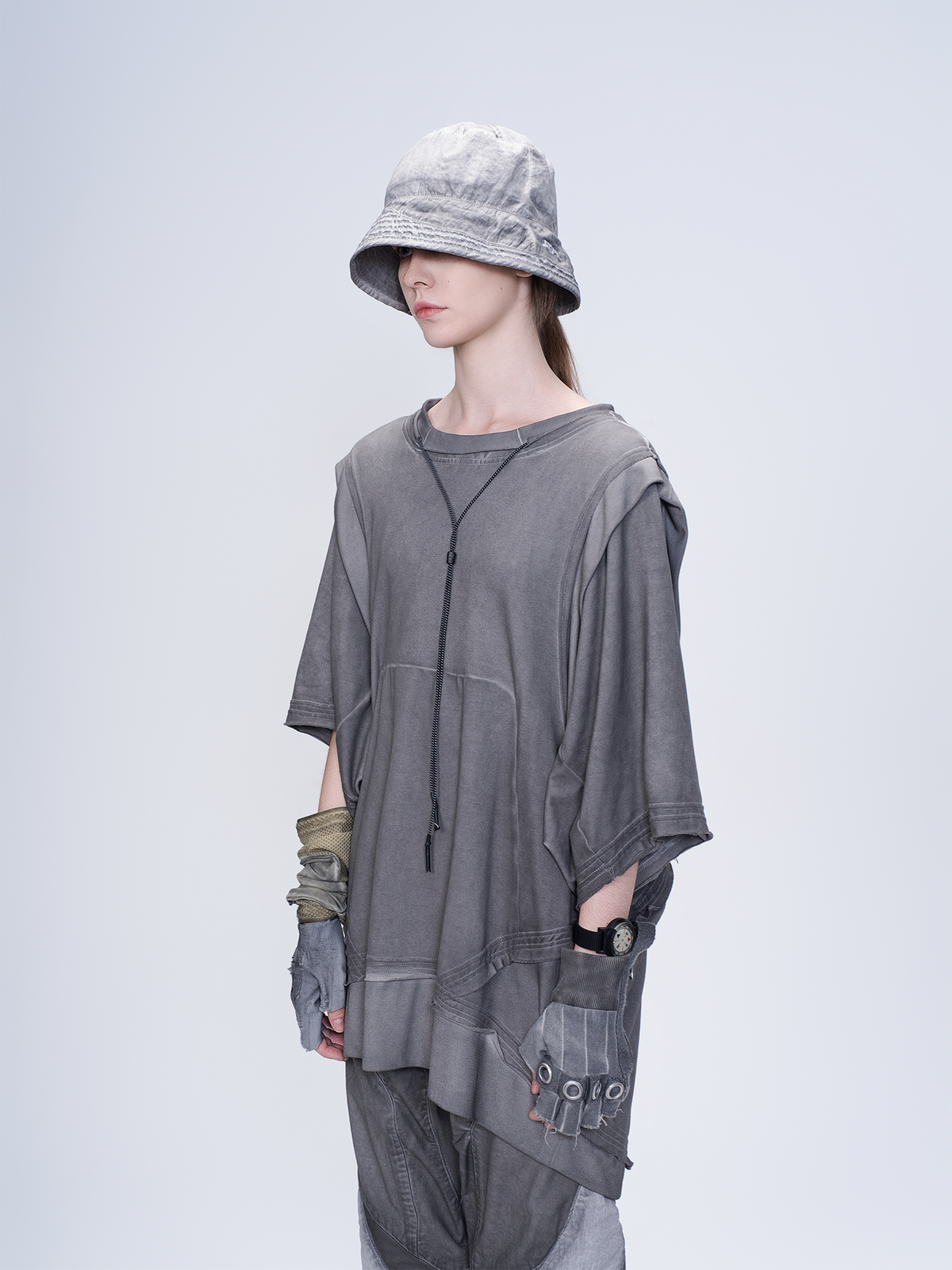 STEAM Washed Distressed Bucket Hat – photo 36 of 50
