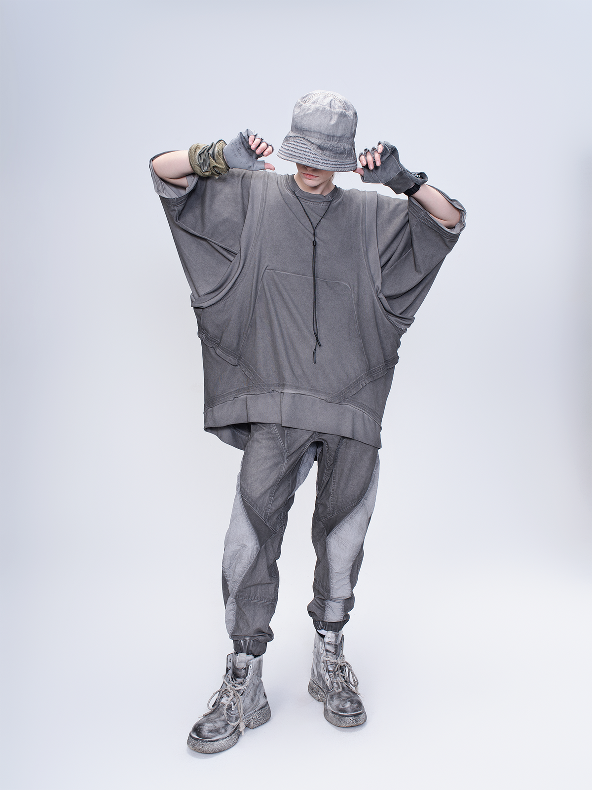 STEAM Washed Distressed Bucket Hat – photo 13 of 50