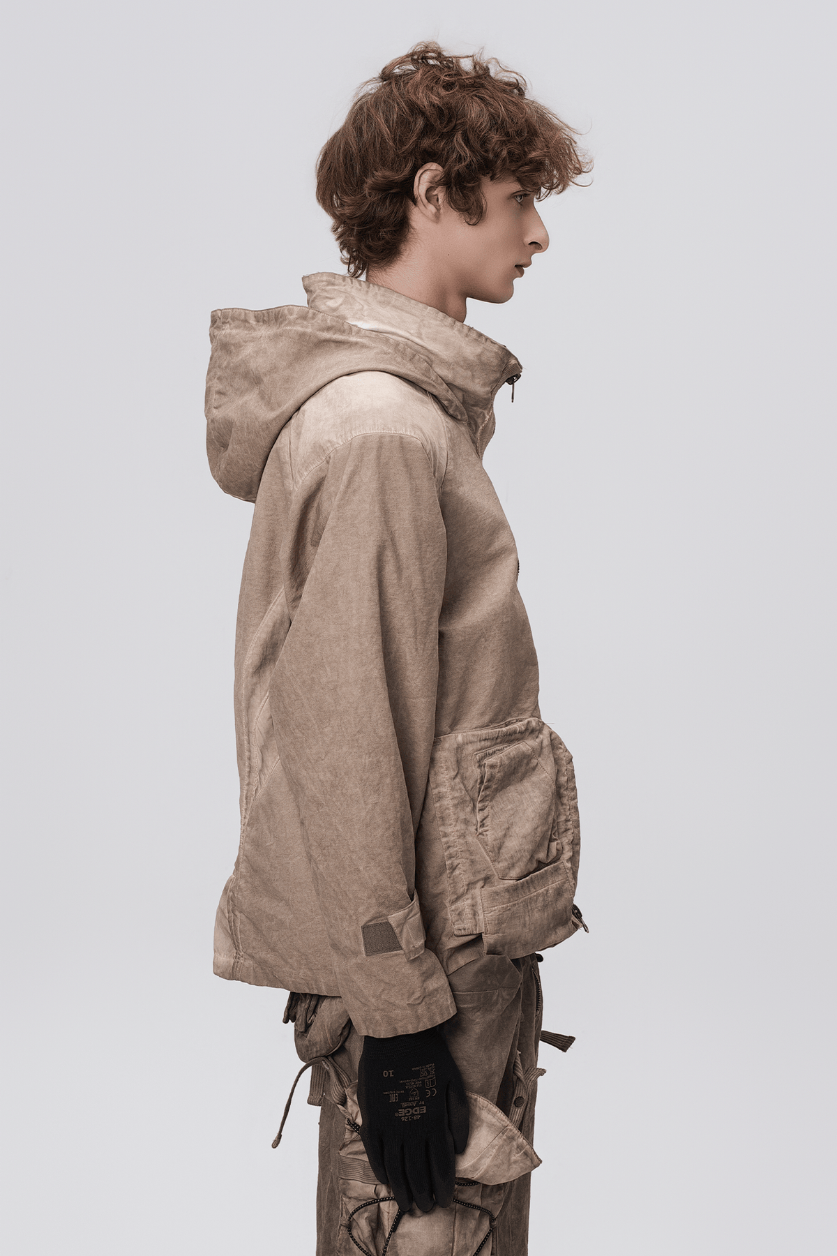 STEAM Distressed Paneled Hooded Jacket – photo 27 of 27