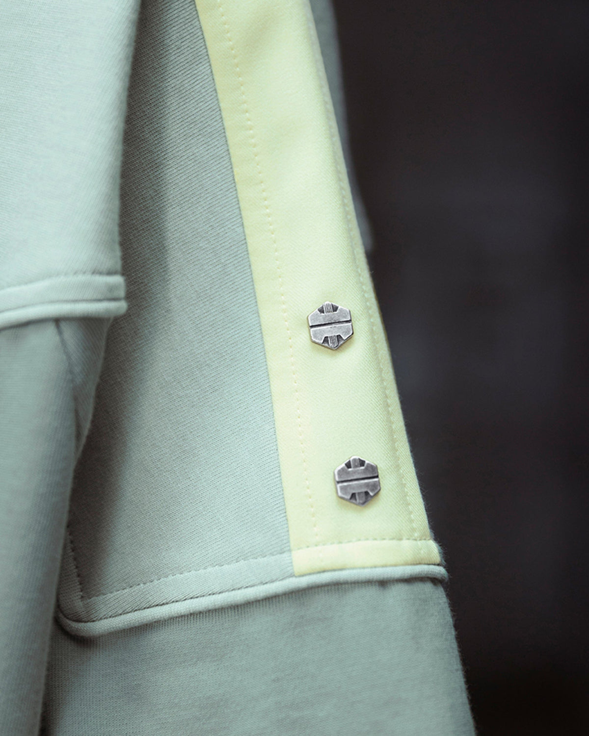 XIPHEVIL Modern Deconstructed Rivet Jersey Sliver – photo 10 of 19