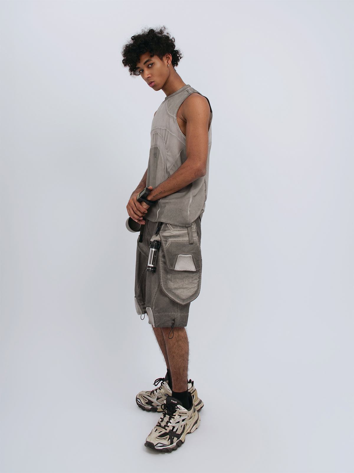 STEAM Distressed Mesh Tactical Tank Top – photo 12 of 27