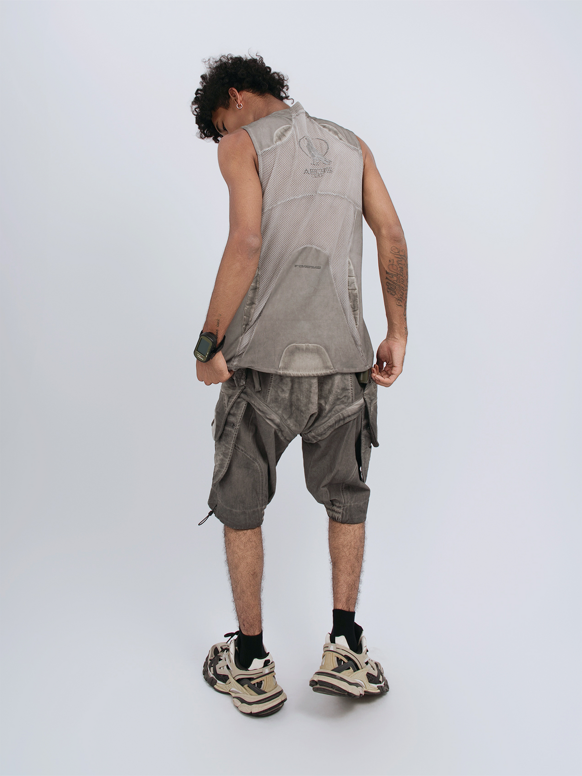 STEAM Distressed Mesh Tactical Tank Top – photo 11 of 27
