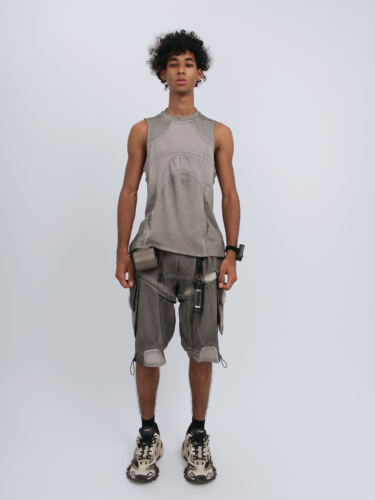 STEAM Distressed Mesh Tactical Tank Top – photo 10 of 27
