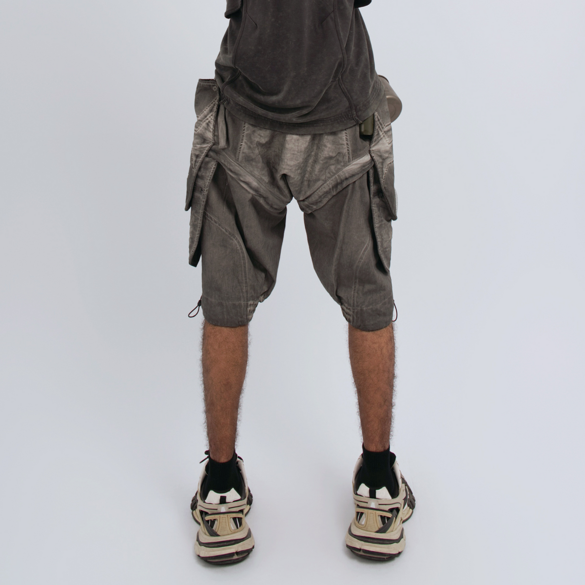 STEAM Distressed Spliced Detachable Utility Shorts – photo 4 of 27
