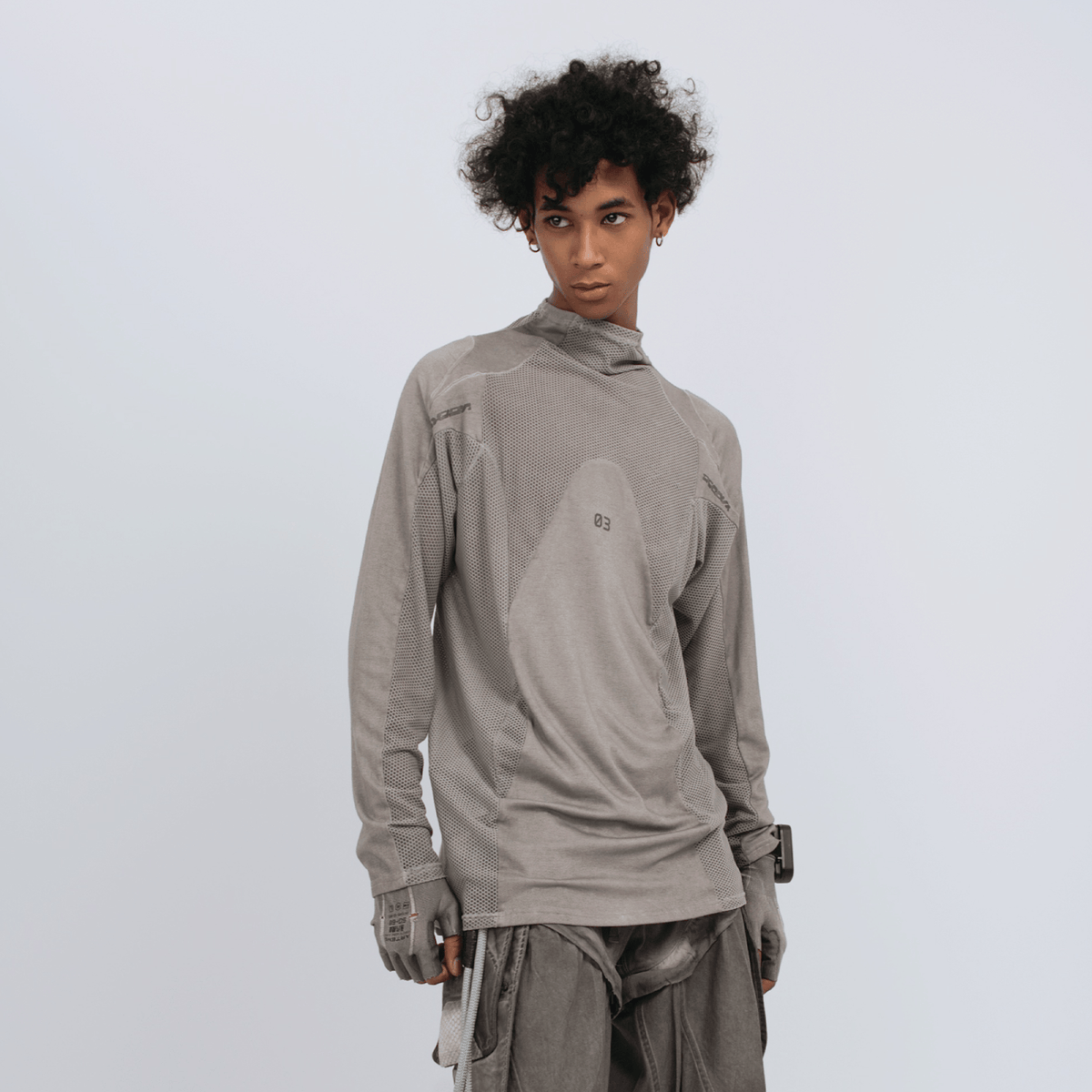 STEAM Mesh Paneled Washed Long-Sleeve Tee – photo 9 of 34