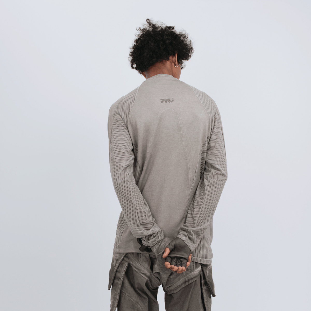 STEAM Mesh Paneled Washed Long-Sleeve Tee – photo 5 of 34