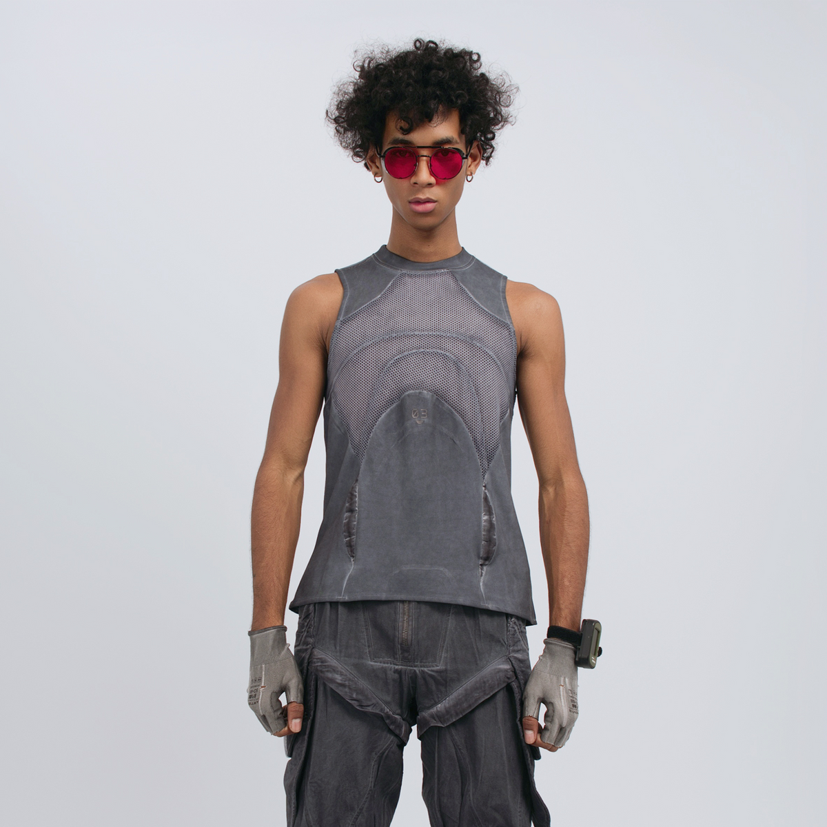 STEAM Distressed Mesh Tactical Tank Top – photo 2 of 27
