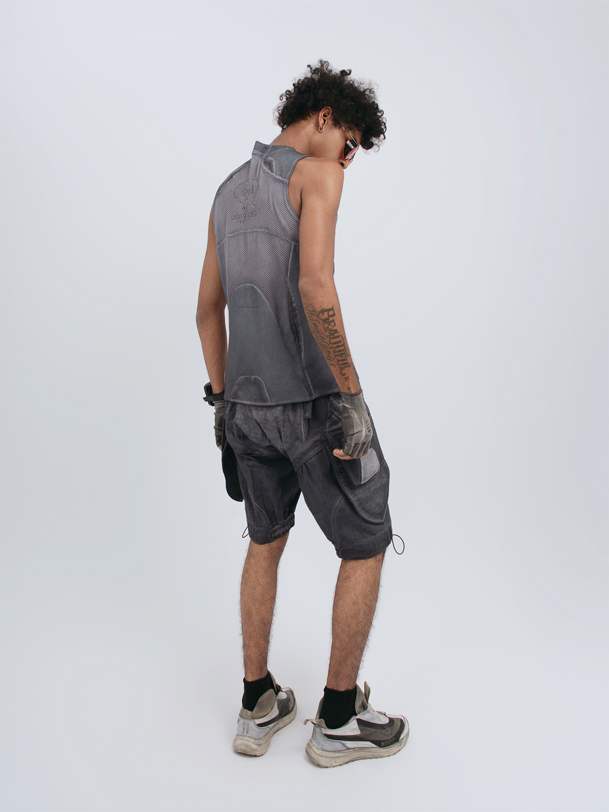 STEAM Distressed Mesh Tactical Tank Top – photo 15 of 27