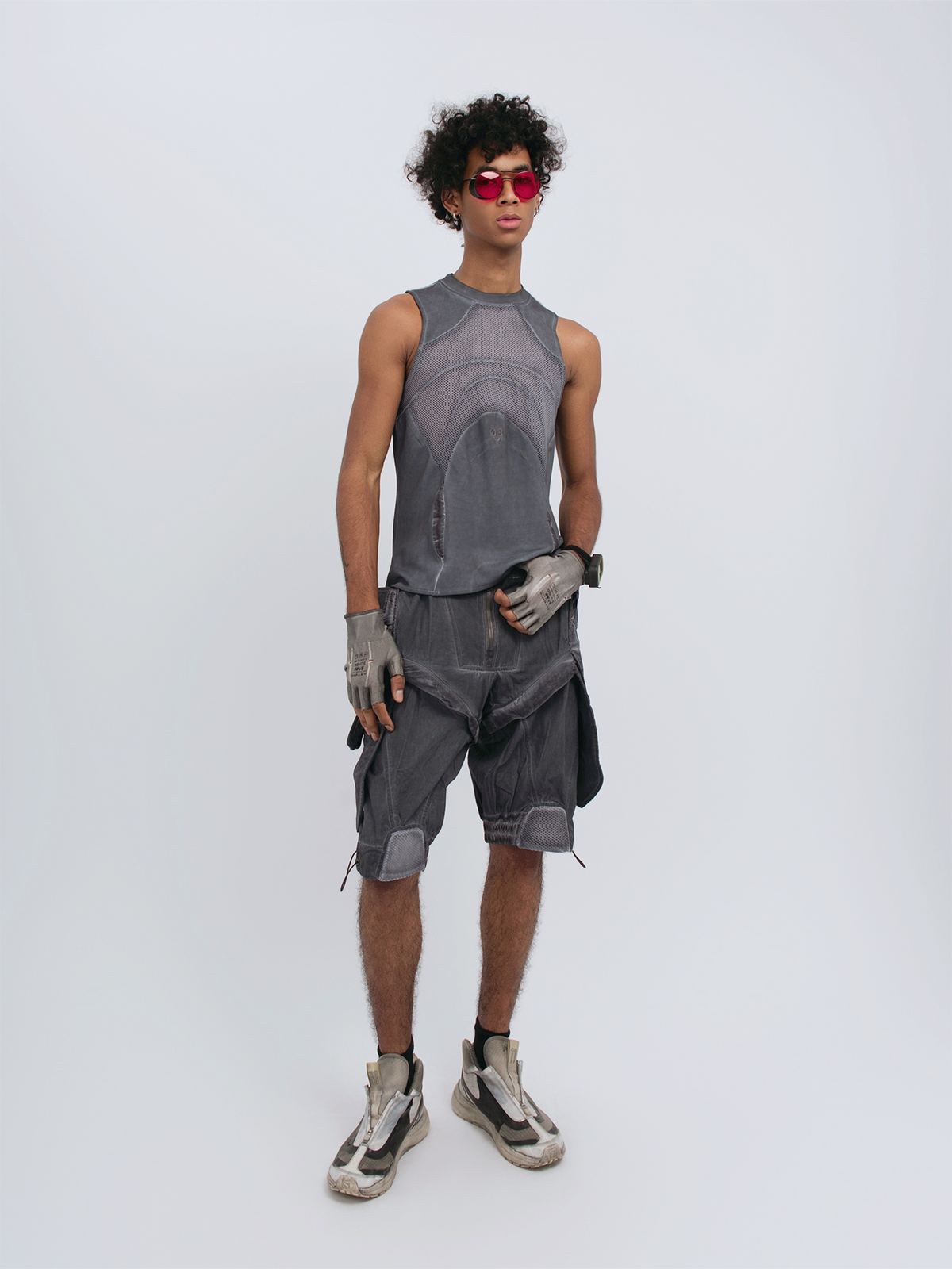 STEAM Distressed Mesh Tactical Tank Top – photo 13 of 27