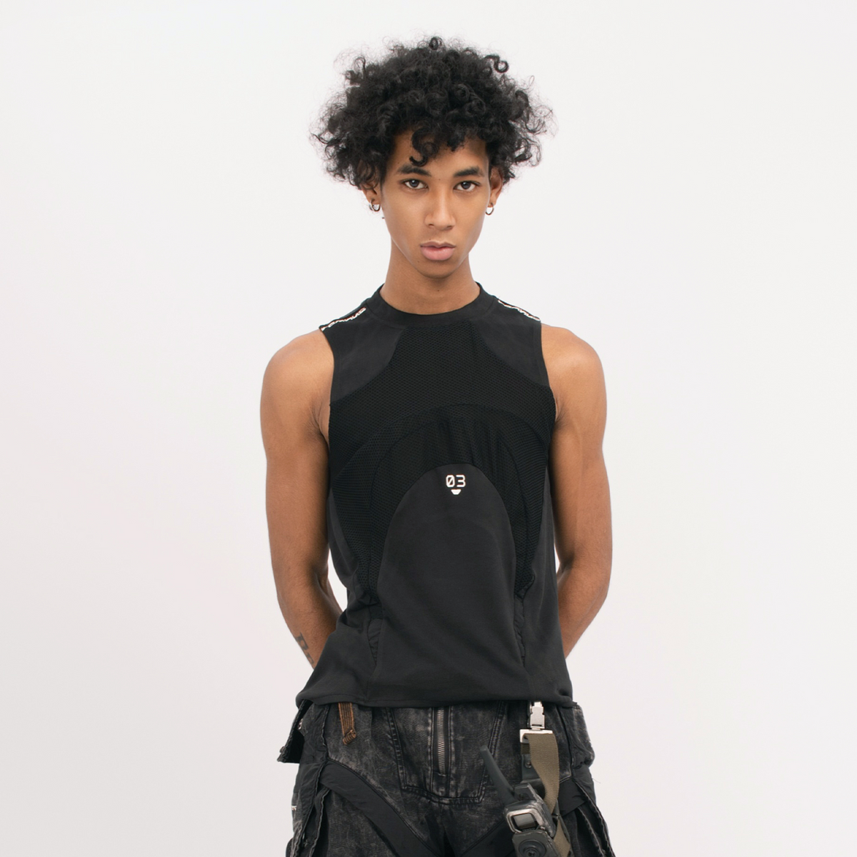 STEAM Distressed Mesh Tactical Tank Top – photo 3 of 27