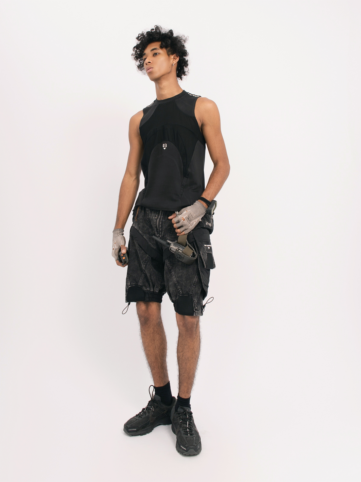 STEAM Distressed Mesh Tactical Tank Top – photo 17 of 27