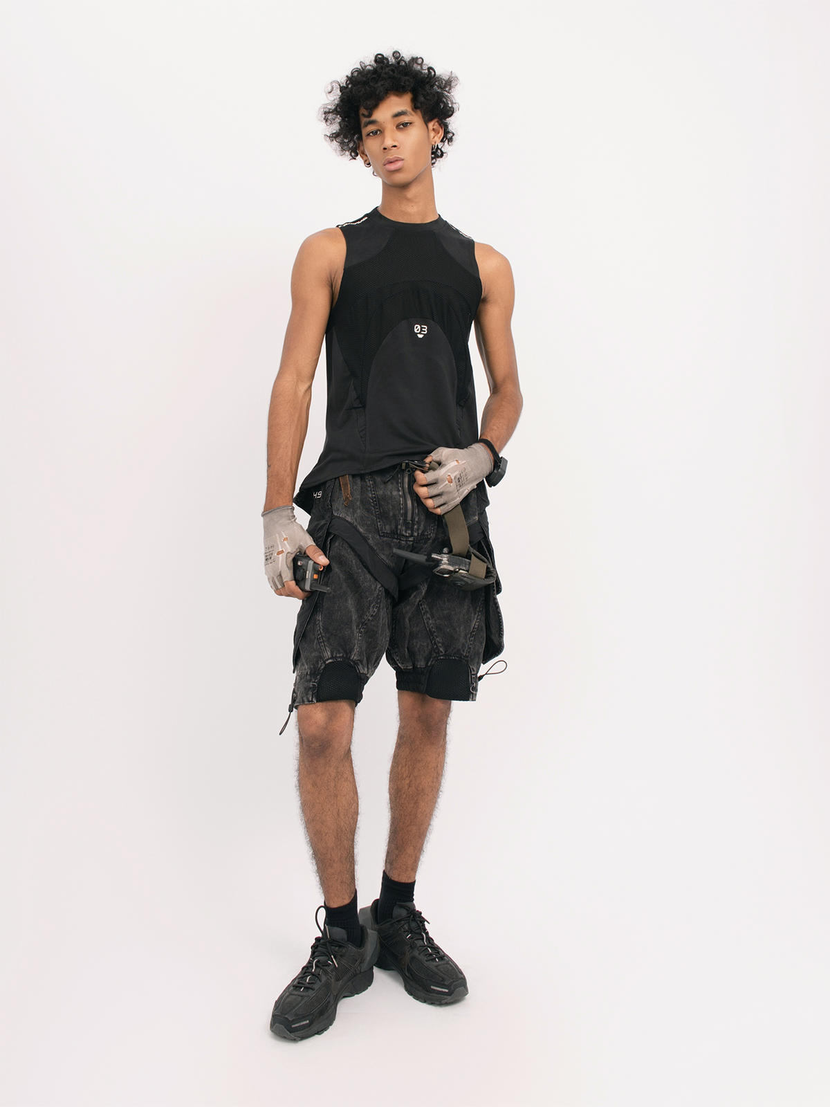 STEAM Distressed Mesh Tactical Tank Top – photo 16 of 27