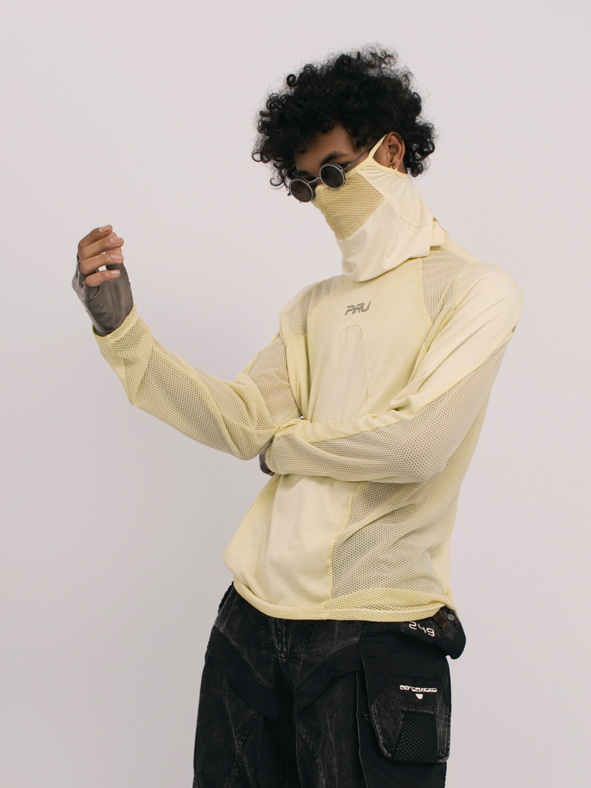 STEAM Mesh Paneled Washed Long-Sleeve Tee – photo 34 of 34