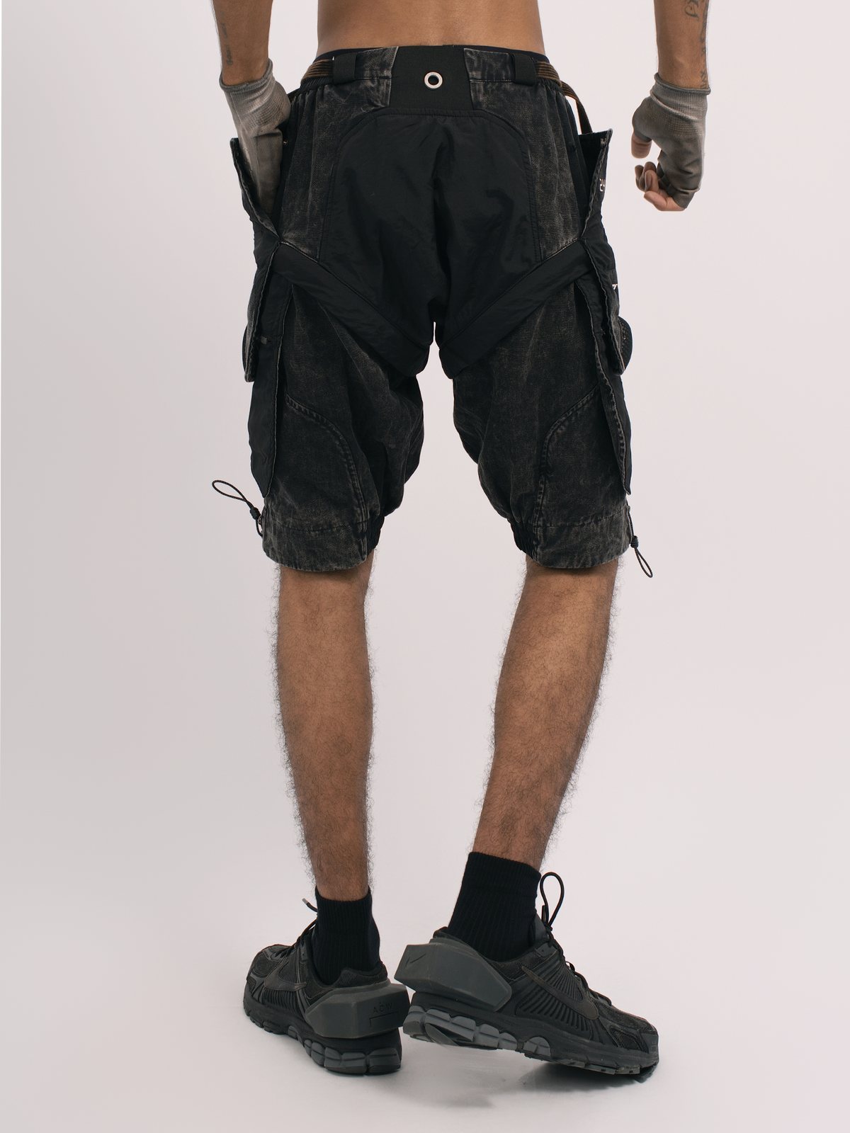 STEAM Distressed Spliced Detachable Utility Shorts – photo 26 of 27