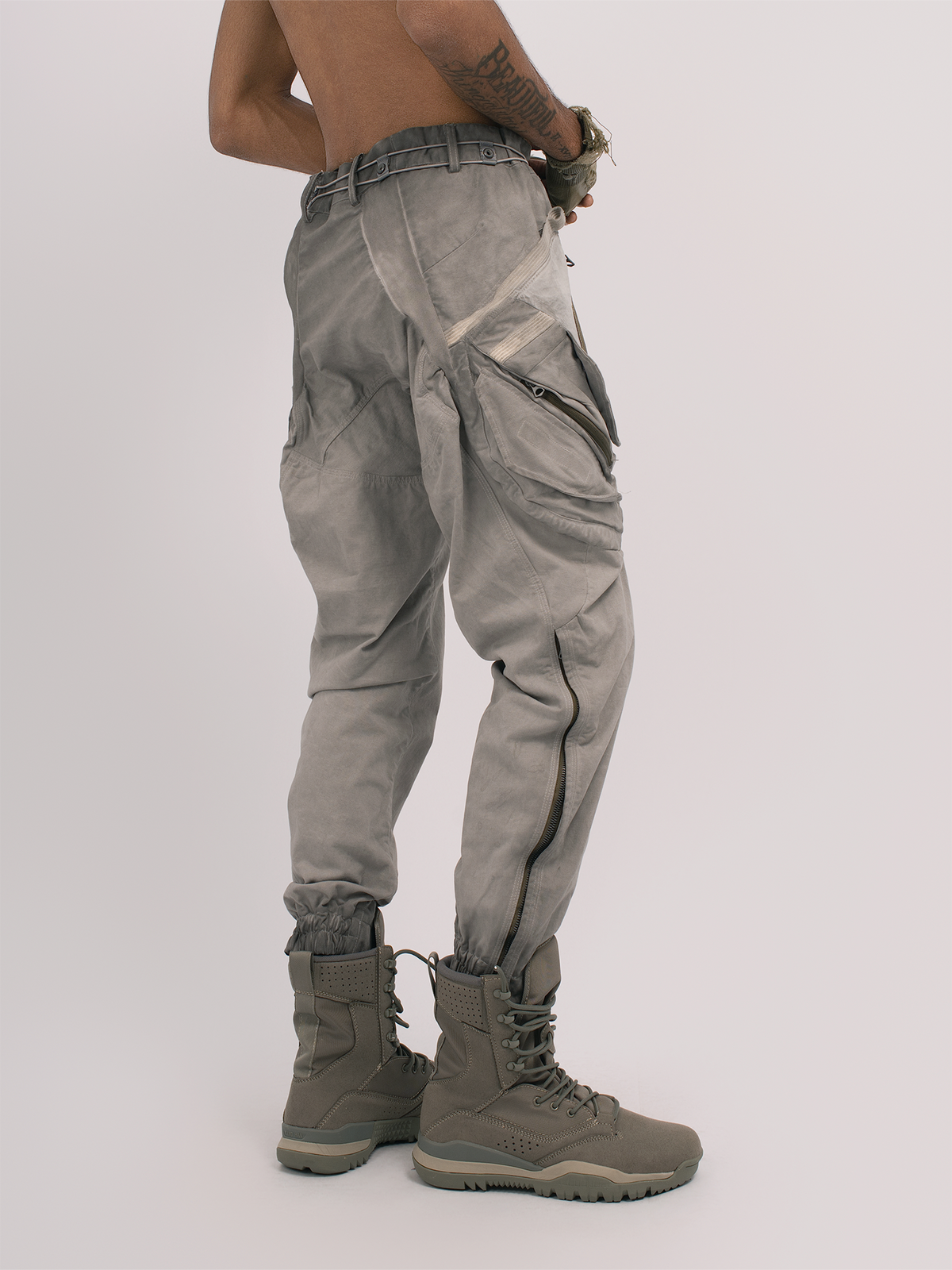 STEAM Distressed Multi-Pocket Utility Cargo Pants – photo 24 of 29