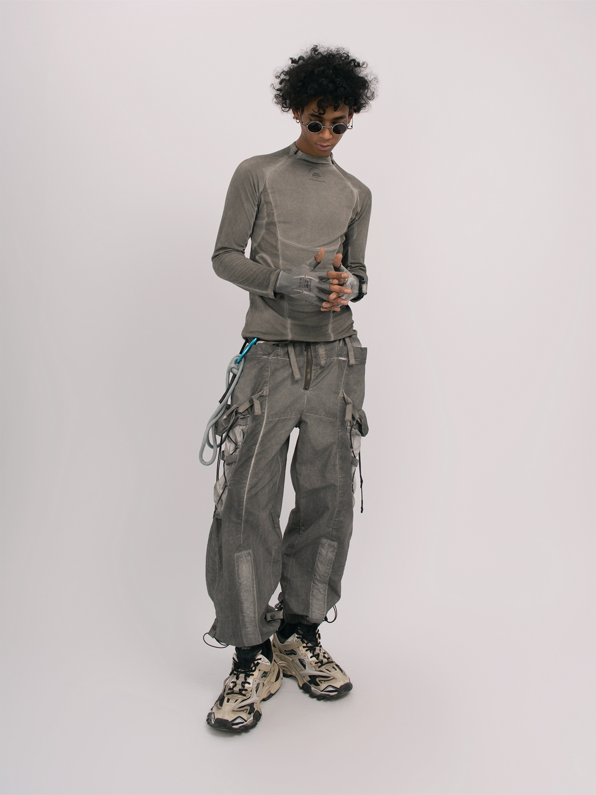 STEAM Distressed Spliced Paneled Long-Sleeve Tee – photo 13 of 24