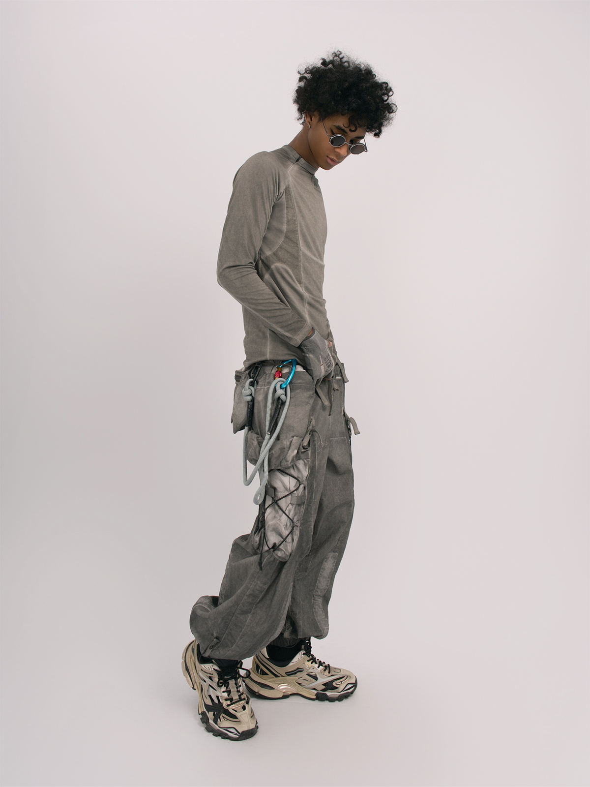 STEAM Distressed Spliced Paneled Long-Sleeve Tee – photo 14 of 24