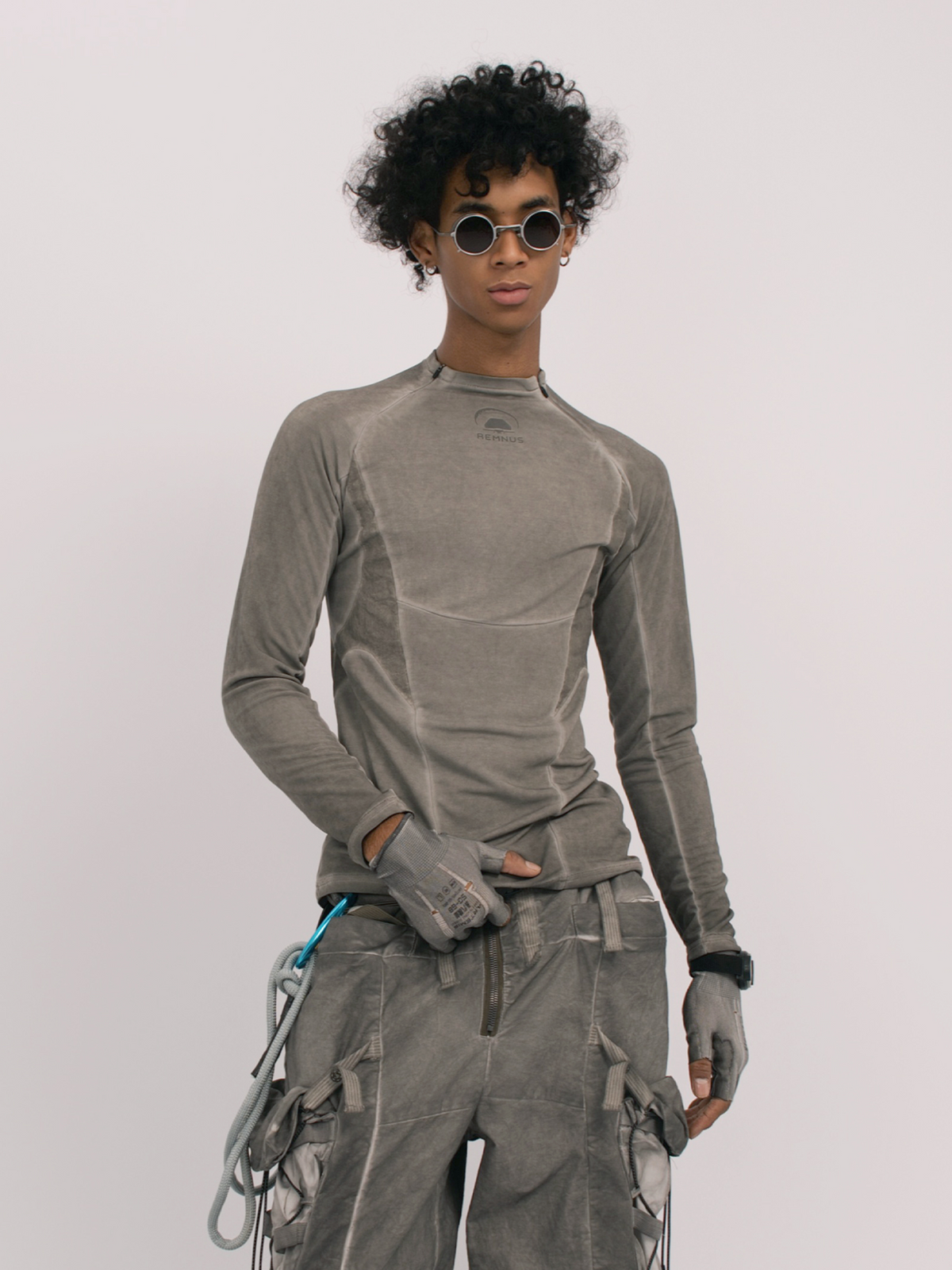 STEAM Distressed Spliced Paneled Long-Sleeve Tee – photo 20 of 24