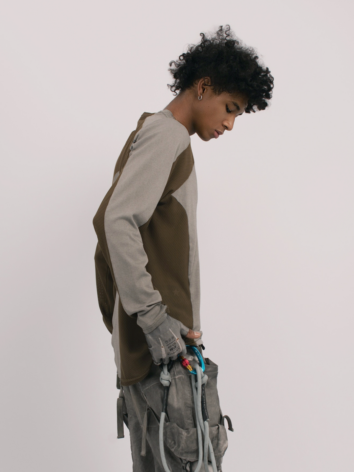 STEAM Mesh Paneled Washed Long-Sleeve Tee – photo 31 of 34