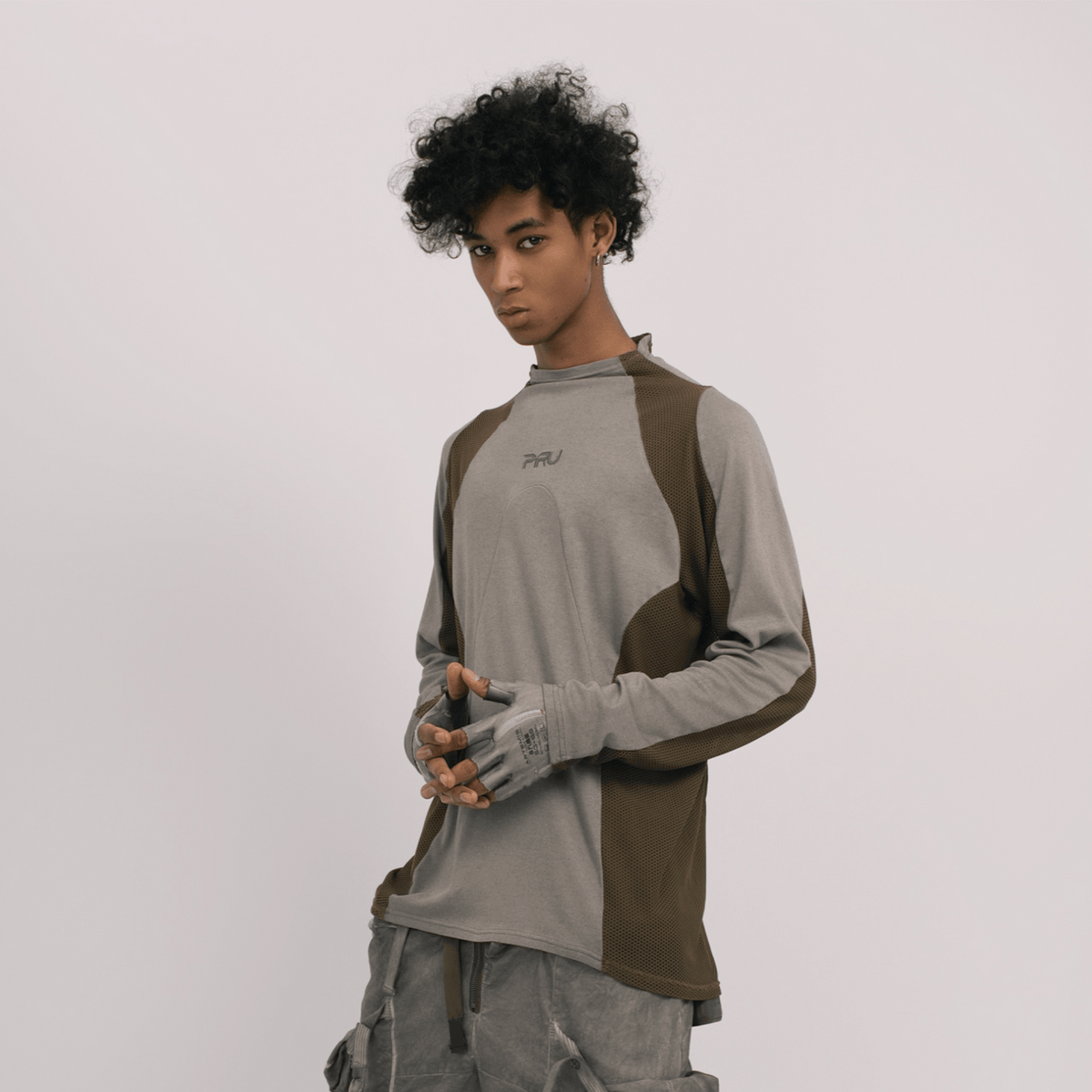 STEAM Mesh Paneled Washed Long-Sleeve Tee – photo 10 of 34