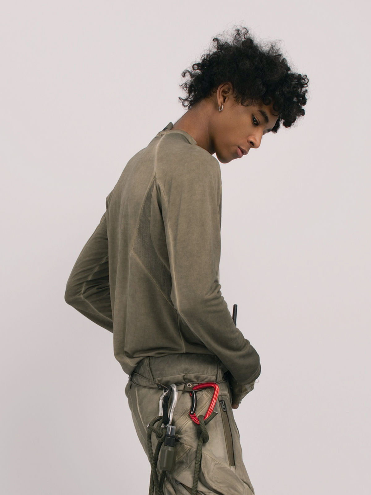 STEAM Distressed Spliced Paneled Long-Sleeve Tee – photo 18 of 24