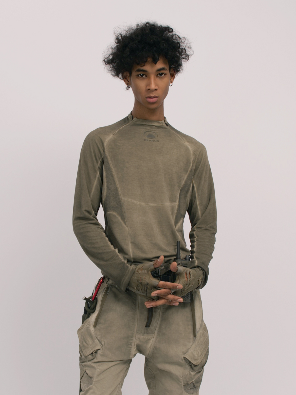 STEAM Distressed Spliced Paneled Long-Sleeve Tee – photo 15 of 24