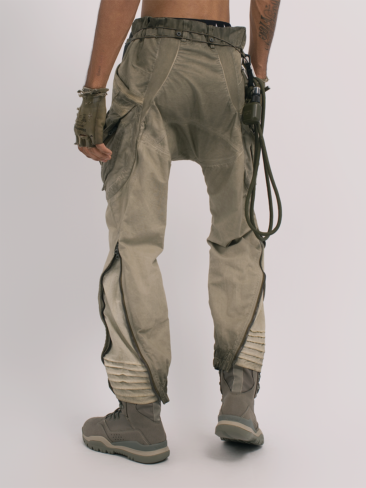 STEAM Distressed Multi-Pocket Utility Cargo Pants – photo 21 of 29