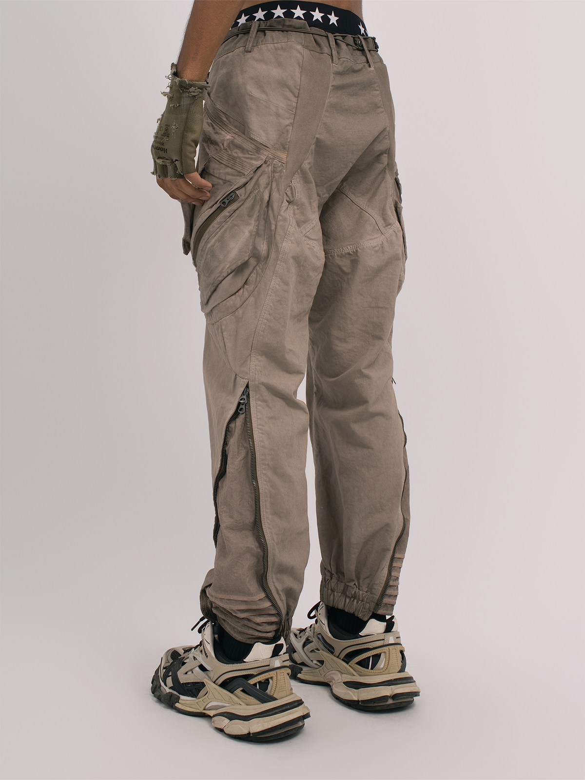 STEAM Distressed Multi-Pocket Utility Cargo Pants – photo 28 of 29