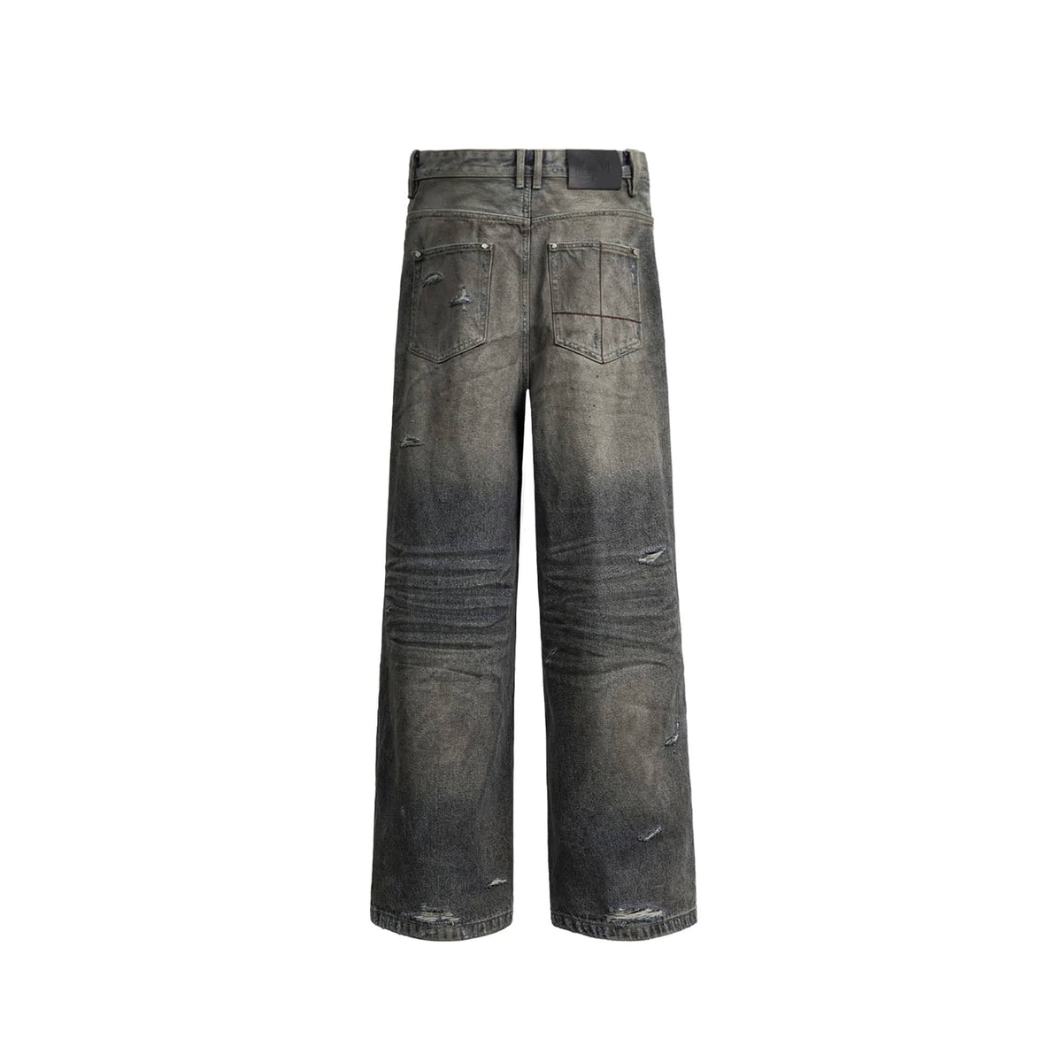 UNDERWATER Muddy Ripped Baggy Jeans – photo 8 of 13