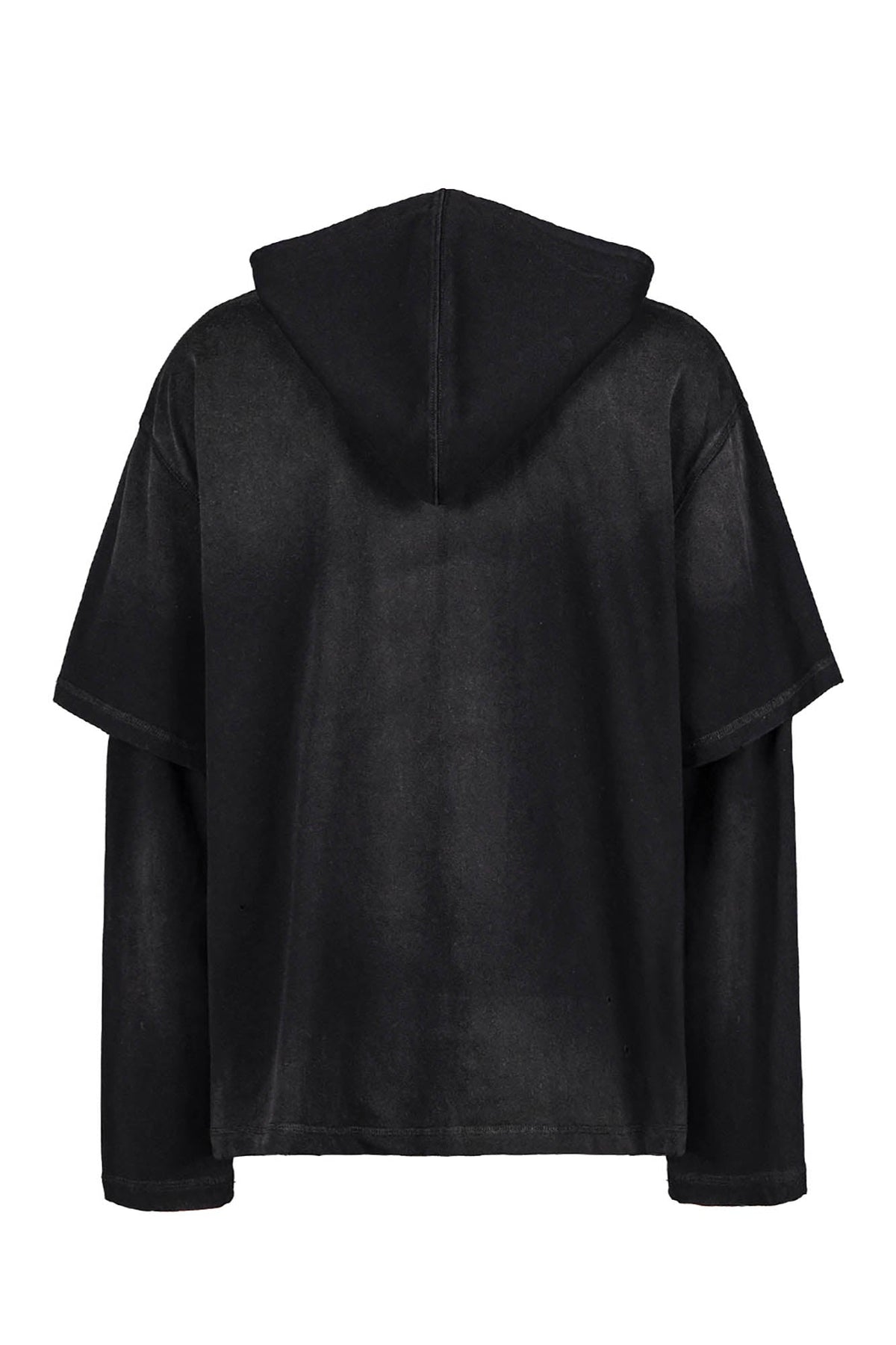 UNDERWATER The Prisoner Distressed Layered Hoodie – photo 12 of 12