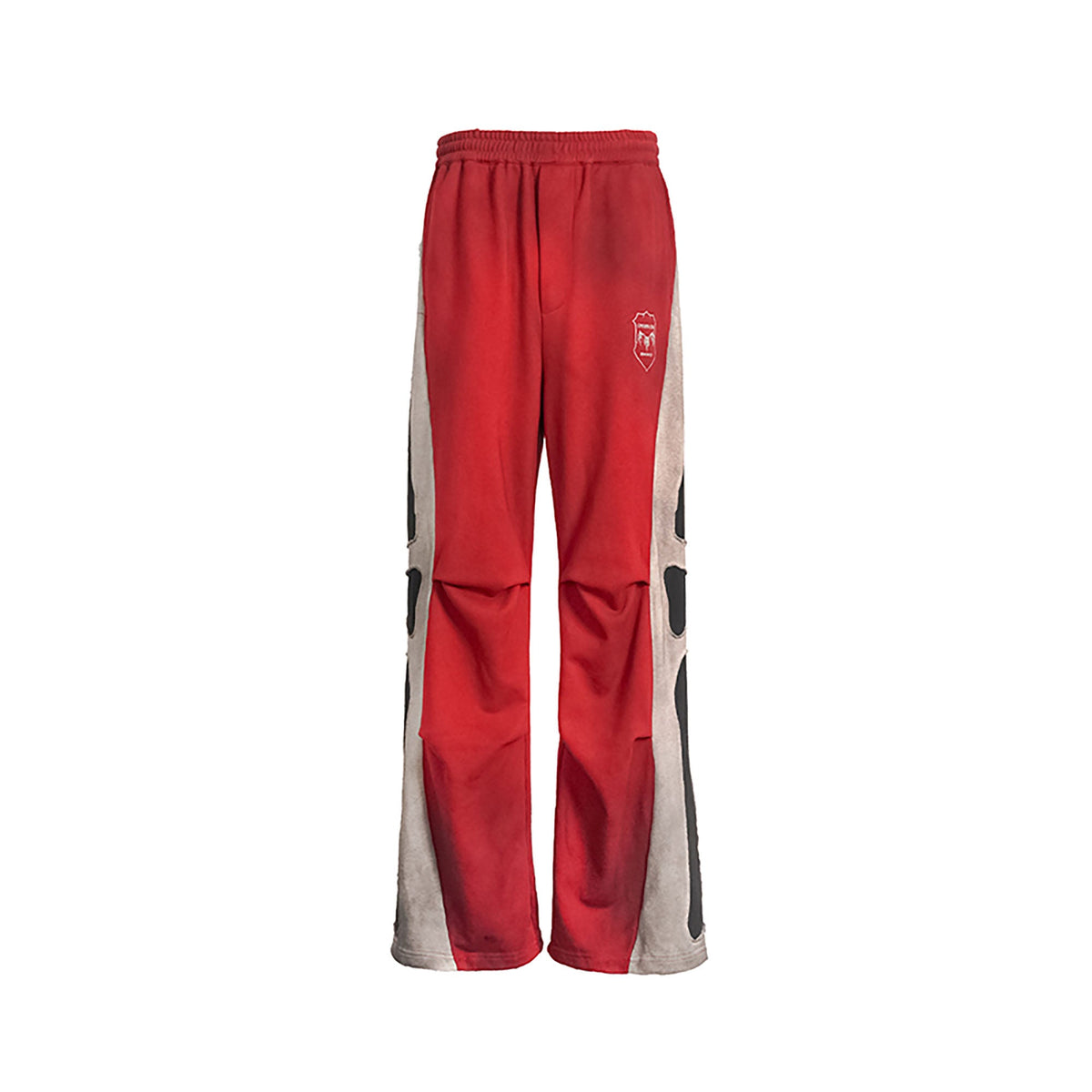 UNDERWATER Skeleton Distressed Contrast Panel Sweatpants – photo 7 of 13